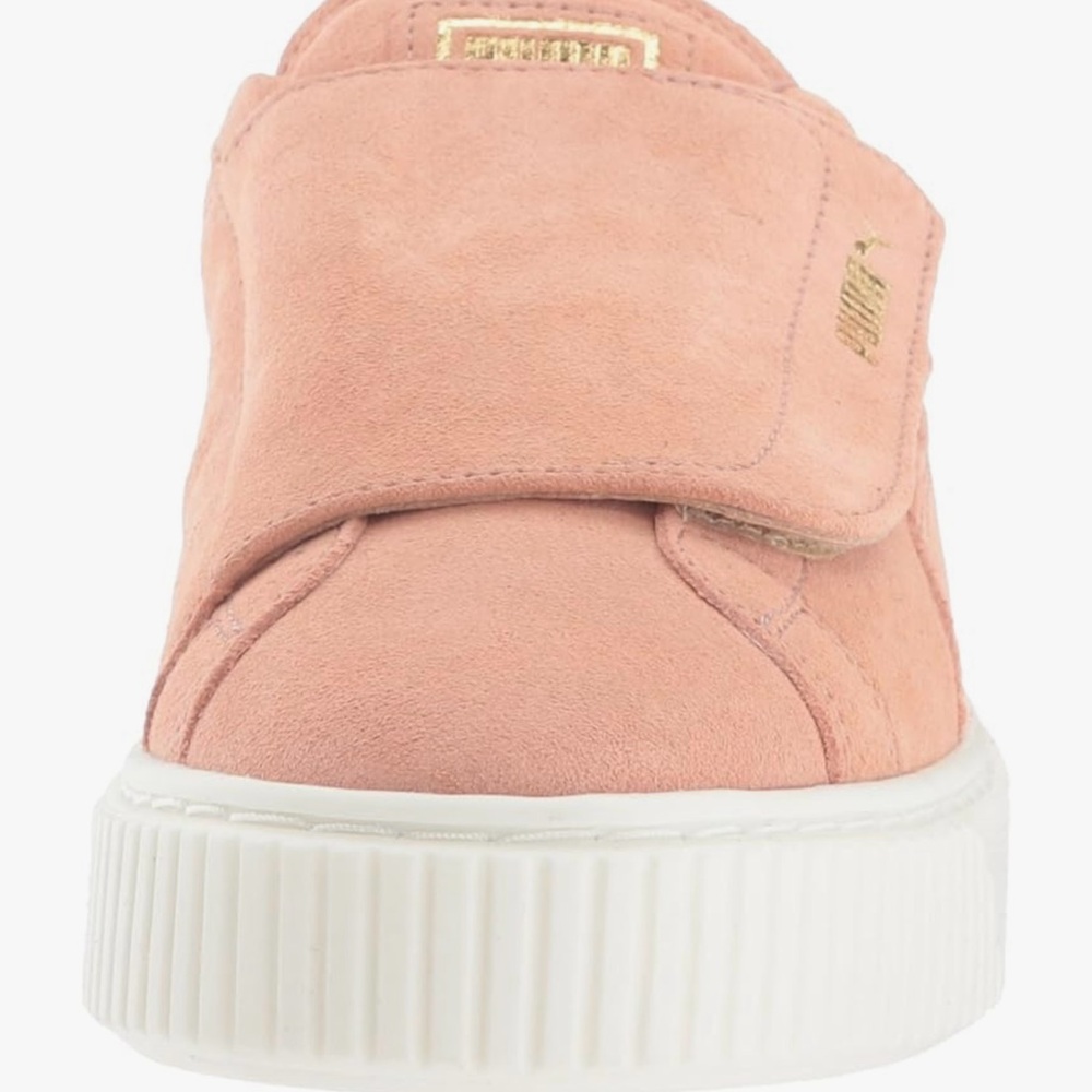 Puma Pink Suede Platform Sneakers
